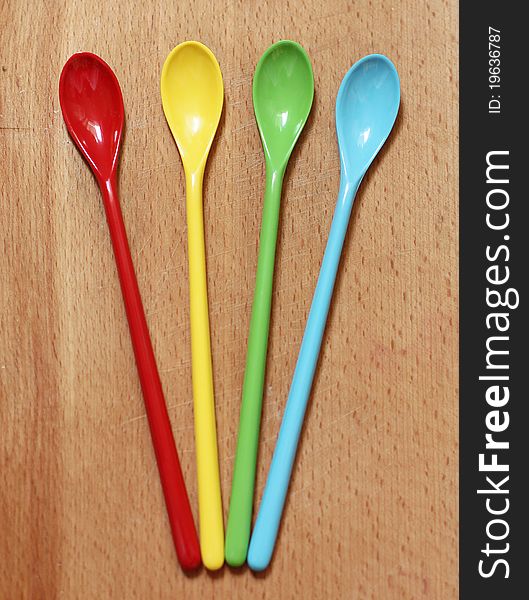 Colored spoons