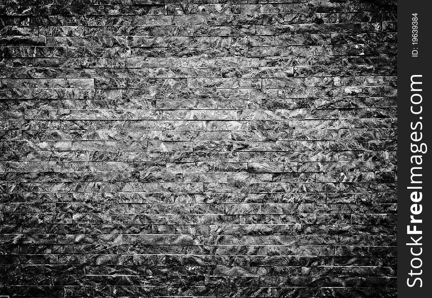 Dark brick old slyle wall background or texture