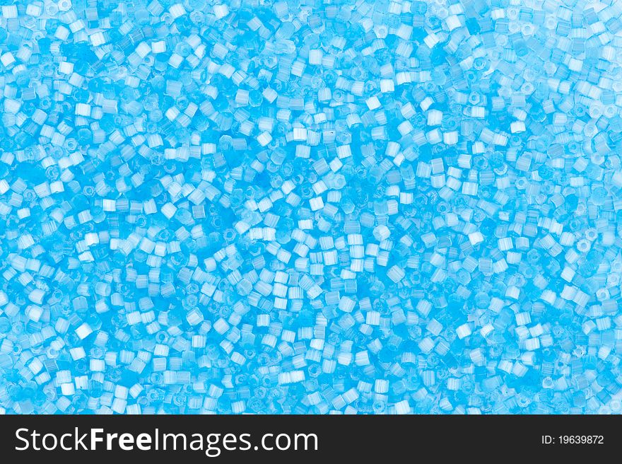 Blue Decorative Plastic Craft Beads