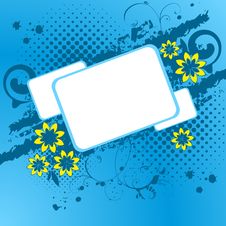Blue Floral Background Royalty Free Stock Images Blue Floral Background Royalty Free Stock Images