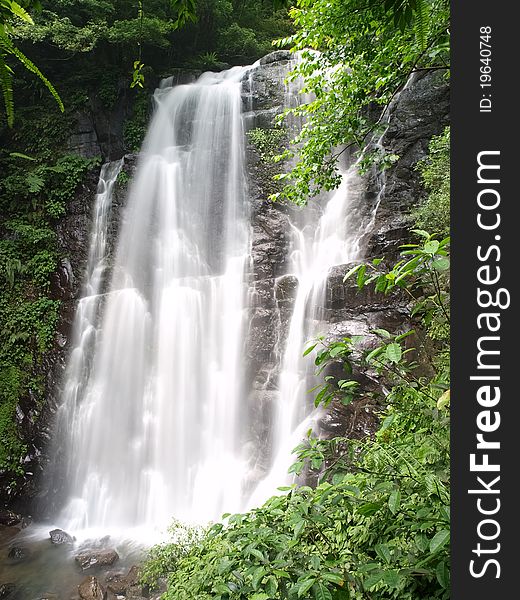 Chunu (Virgin) Waterfalls in taiwan