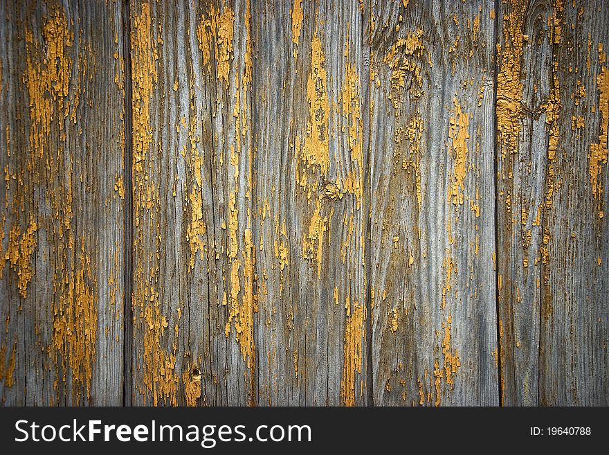 Close up of an aged wooden background