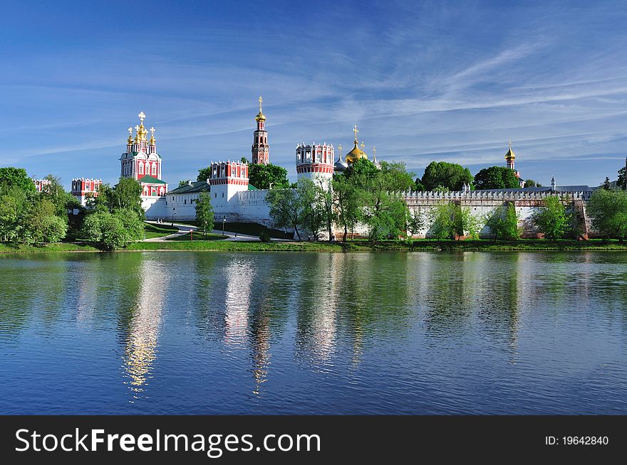 Novodevichiy  monastery. Moscow. Russia.