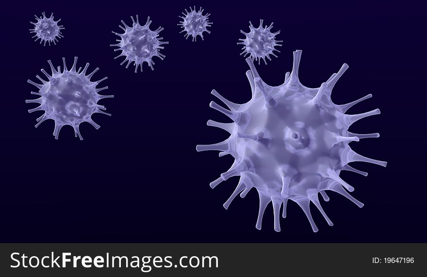 3d render of viruses attacking, over dark background. 3d render of viruses attacking, over dark background