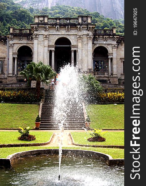 Water Fountain At Palace