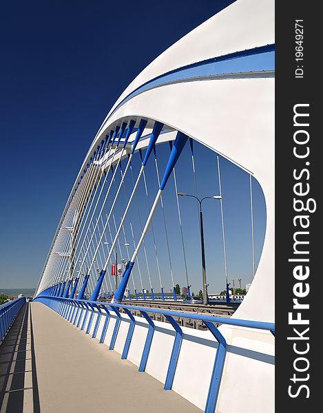 White Bridge Of A Modern Design