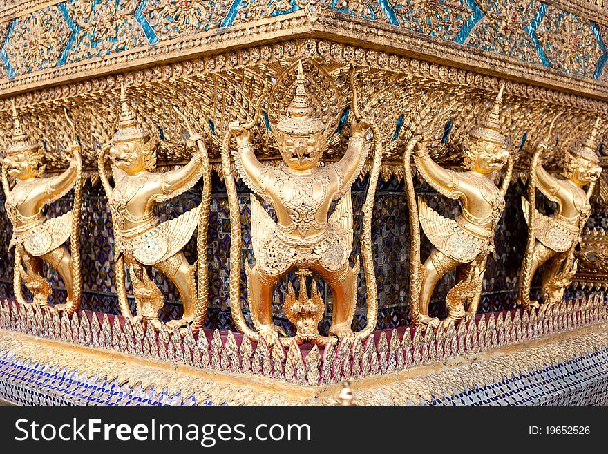 Garuda in temple thai.garuda symbol in temple thai in thailand.art of asia in thailand. Garuda in temple thai.garuda symbol in temple thai in thailand.art of asia in thailand.
