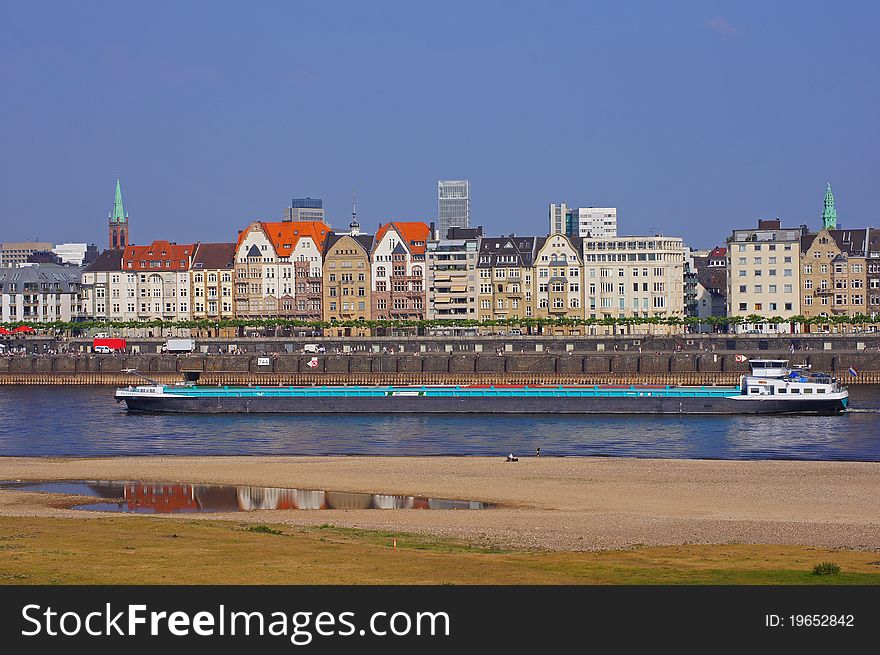 Building facades in the old town of DÃ¼sseldorf in Germany