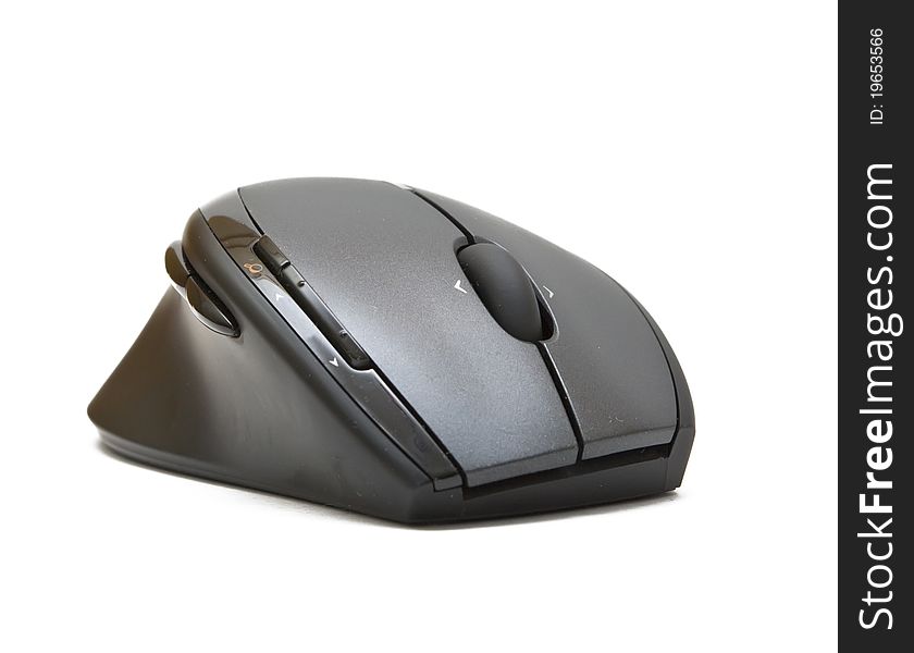 Isolated computer mouse on a white background