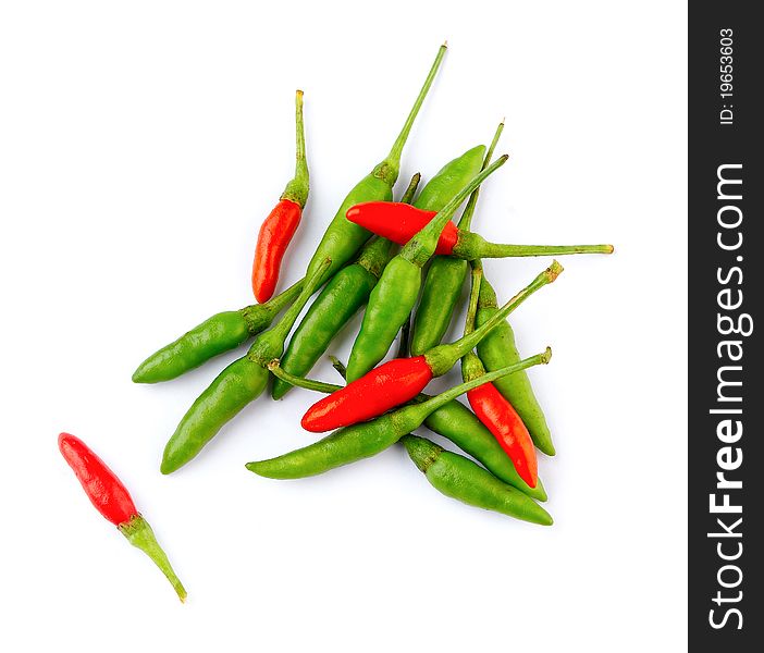 Thai Hot Chilli Isolated