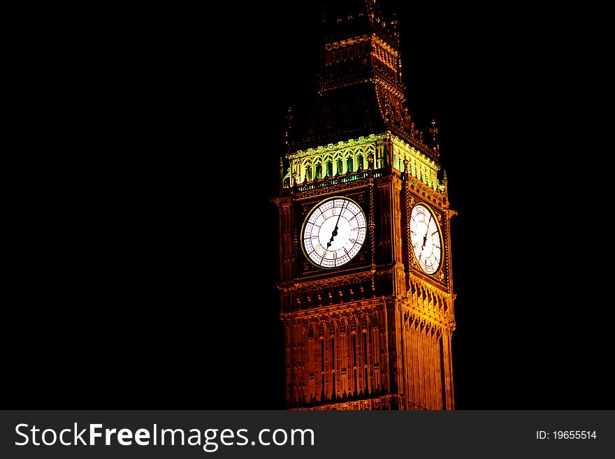 Big Ben seen from Pariament Square