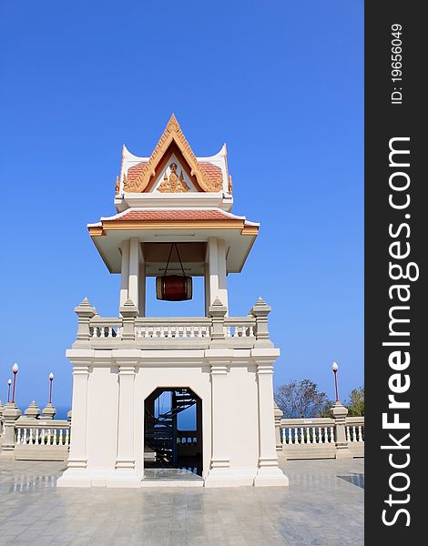 Thai temple bell tower south of Thailand