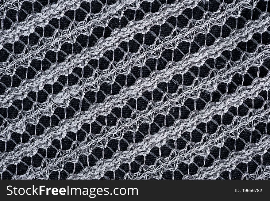Close-up of knitted thread texture. Close-up of knitted thread texture