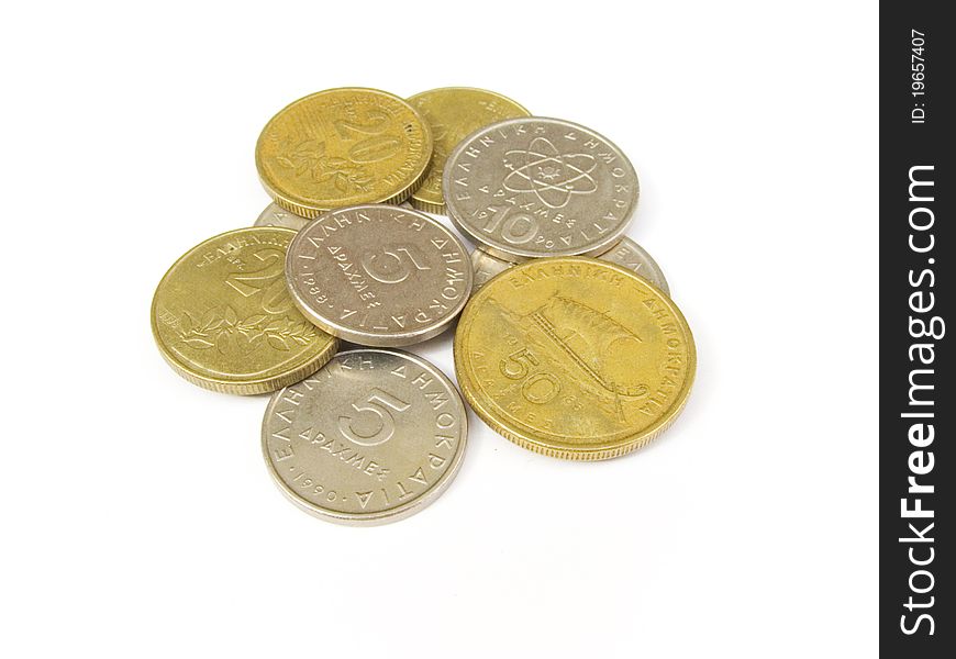 Greek Drachma Coins