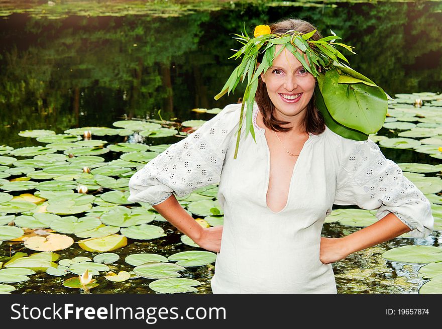 Woman in traditional costume