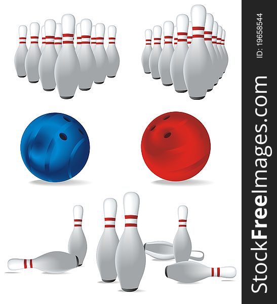 Set Of Bowling