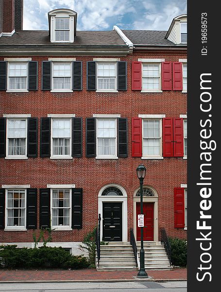 Historic general building in Philadelphia, PA, USA