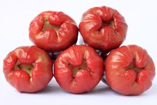 Five Rose Apple Royalty Free Stock Photos Five Rose Apple Royalty Free Stock Photos