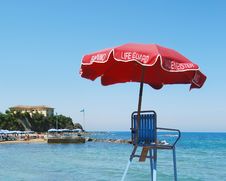 Life Guard Umbrella Stock Images Life Guard Umbrella Stock Images