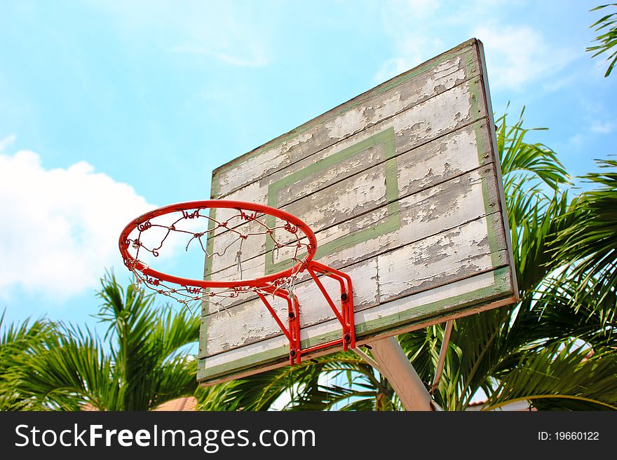 Basket Ball for training in the sports ground. Basket Ball for training in the sports ground