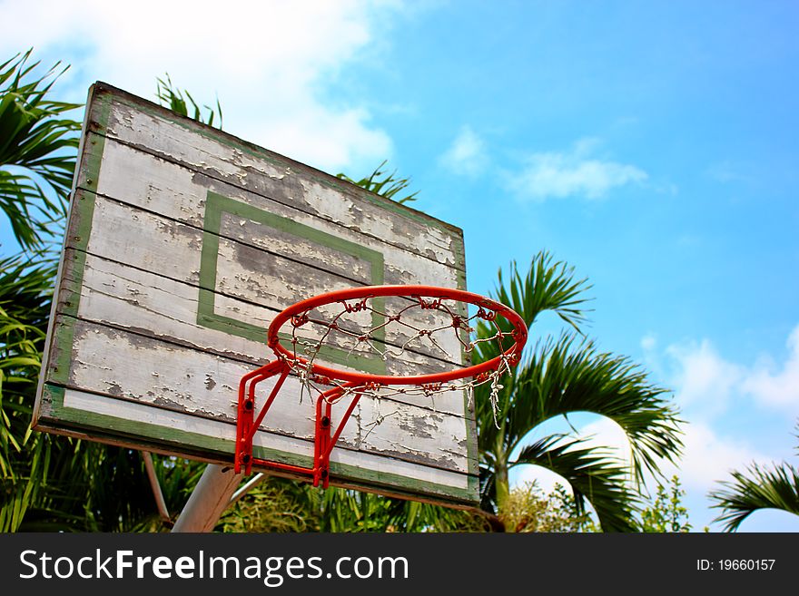 Basket Ball for training in the sports ground. Basket Ball for training in the sports ground