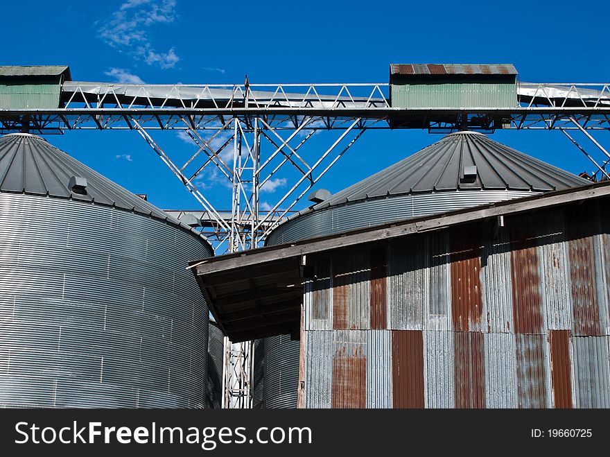 Part of agriculture rice mill in Thailand. Part of agriculture rice mill in Thailand