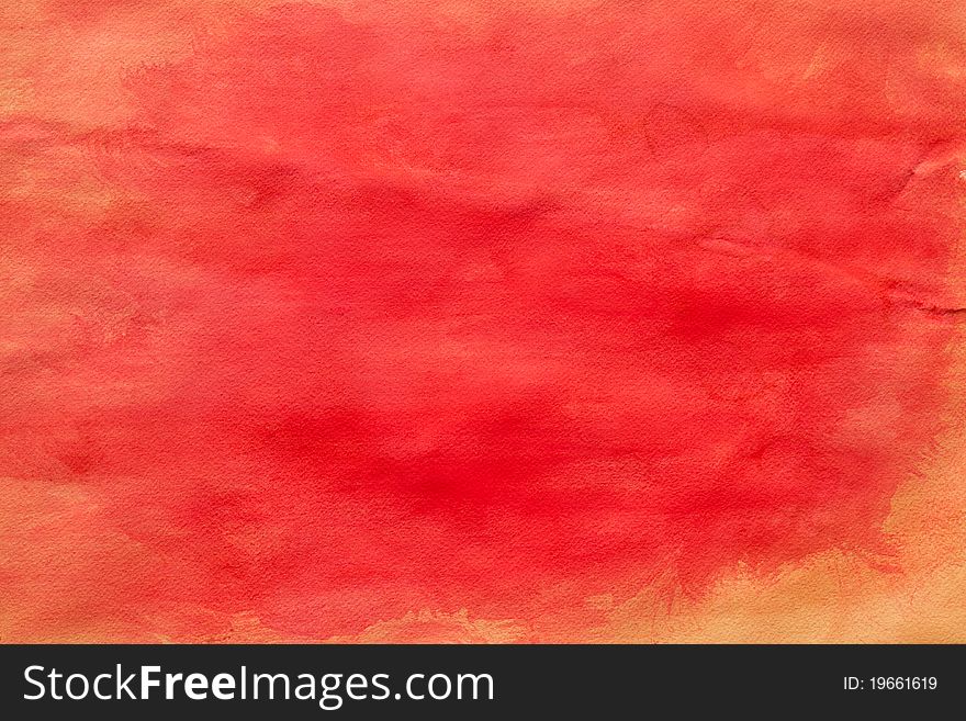 Painting background in the red