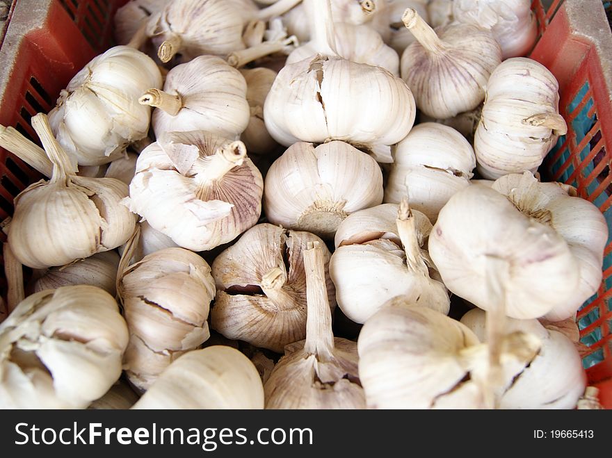 These garlic, are vegetable market sale. Garlic is very good vegetables one.