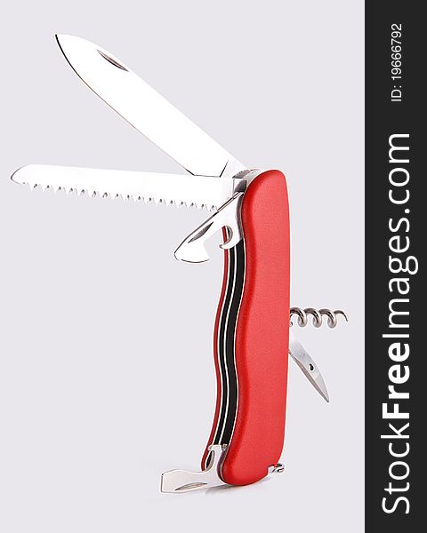 Red Folding Knife