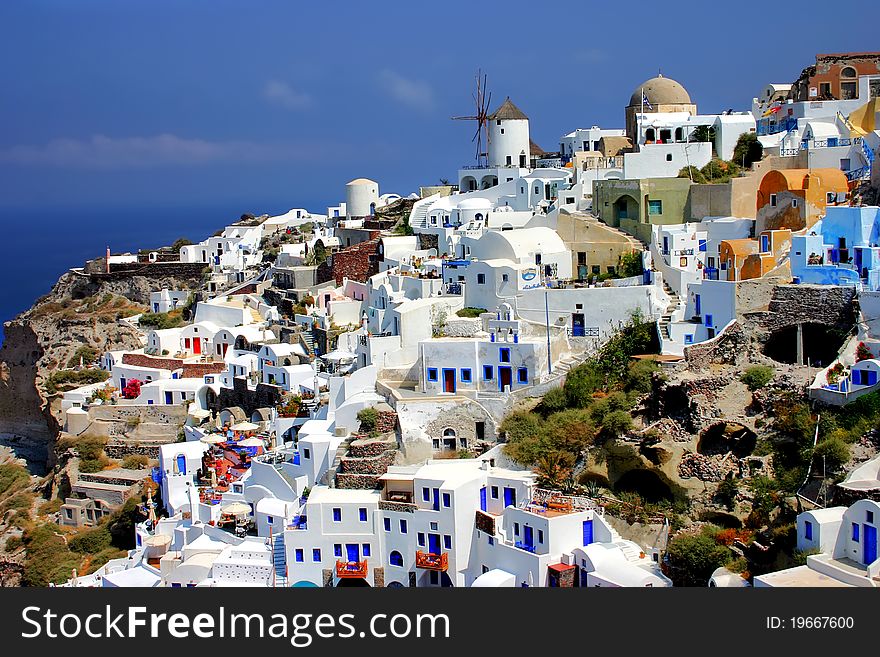 The fabulous city of Oia in Santorini