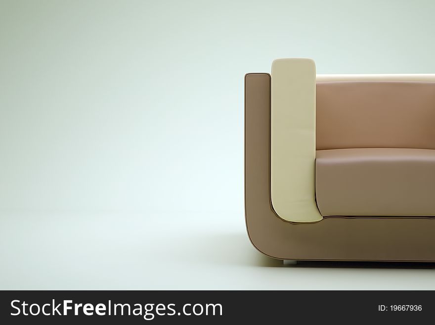 Brown armchair