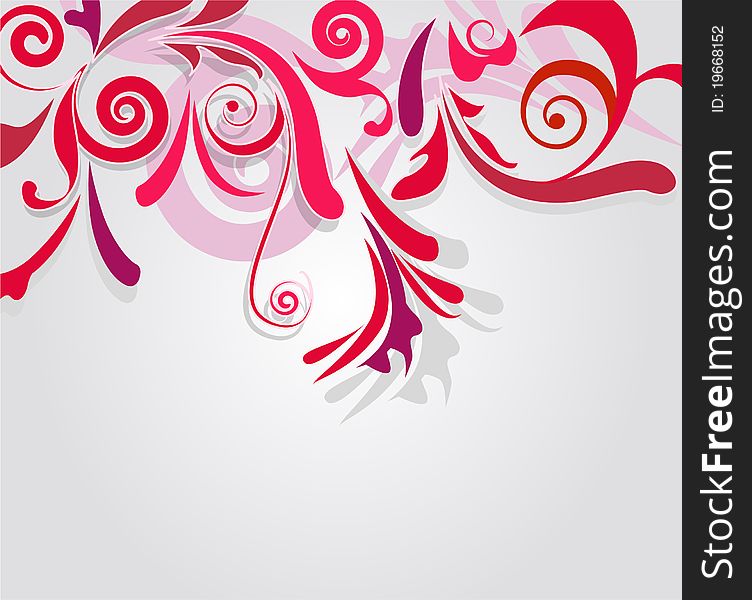 Abstract floral backround with pink pattern. Abstract floral backround with pink pattern