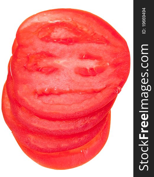 Sliced Of Red Tomato