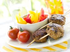 Minced Meat Ball Royalty Free Stock Image Minced Meat Ball Royalty Free Stock Image