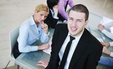 Group Of Business People At Meeting Royalty Free Stock Photos Group Of Business People At Meeting Royalty Free Stock Photos