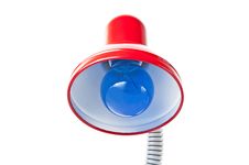 Red Table Lamp Royalty Free Stock Image