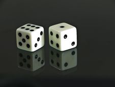 A Pair Of Dice Royalty Free Stock Photo