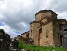 Jvari Monastery, Georgia Royalty Free Stock Photography Jvari Monastery, Georgia Royalty Free Stock Photography