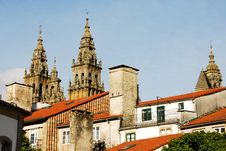 Cathedral Of Santiago De Compostela, Spain Royalty Free Stock Image