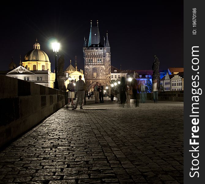 Charles Bridge Night.