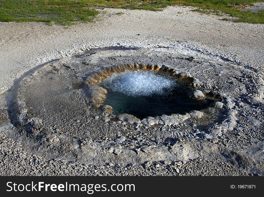 Hot spring in Yellowstone National Park, Upper Geyser Basin