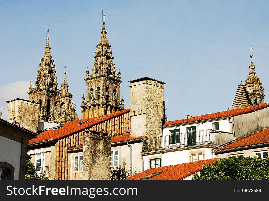 Cathedral of Santiago de Compostela, Galicia, Spain. Cathedral of Santiago de Compostela, Galicia, Spain