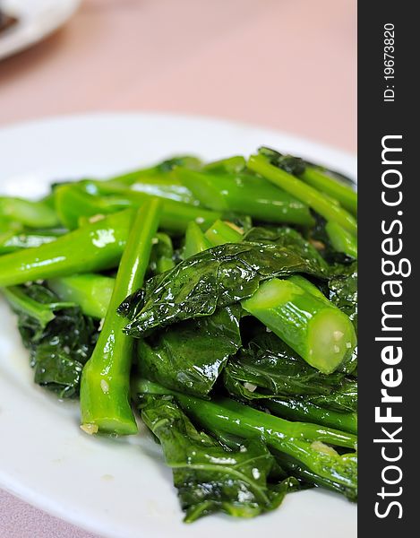 Generic dish of simple green vegetable cuisine. Generic dish of simple green vegetable cuisine.
