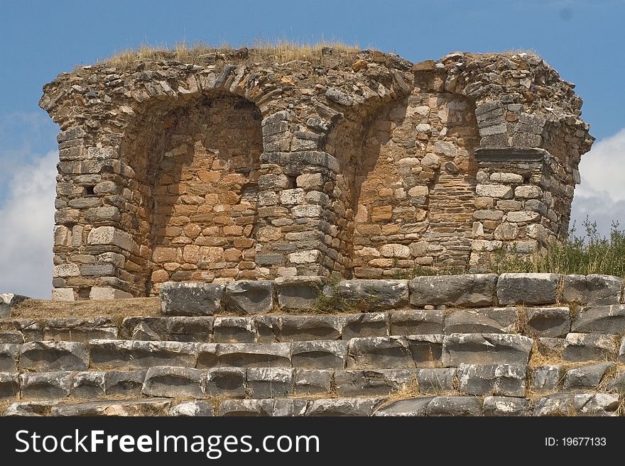 Ancient Ruins Stairs Turkey Europe. Ancient Ruins Stairs Turkey Europe