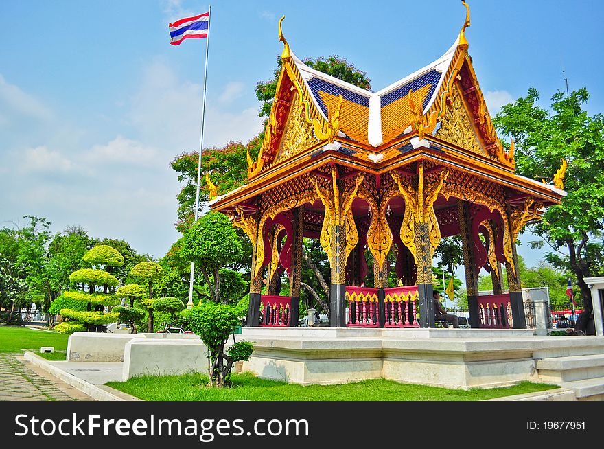 Thai art pavilion in Bangkok