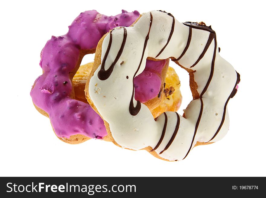 Donuts is isolated in white background