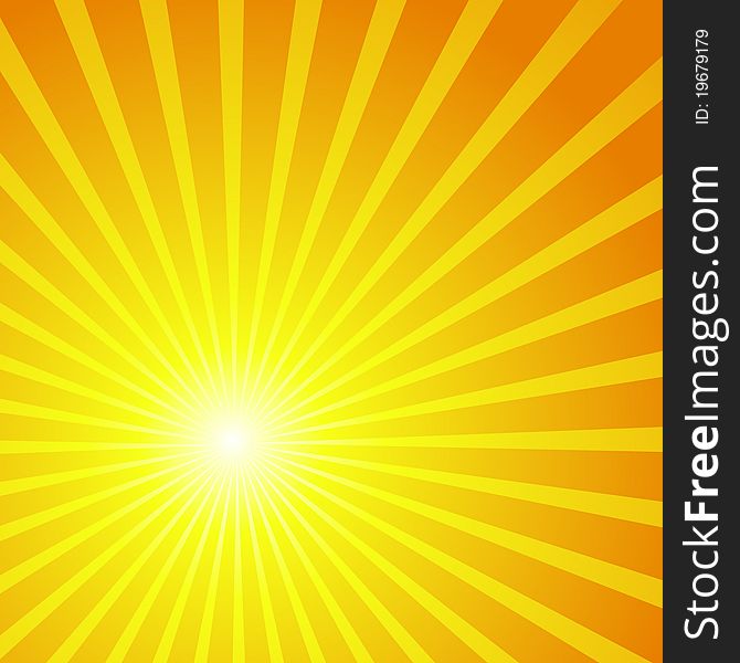 Vector Background In The Form Of The Sun