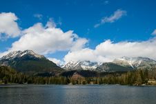 Lake - Strbske Pleso Royalty Free Stock Image Lake - Strbske Pleso Royalty Free Stock Image