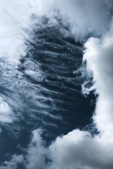 Parallel Clouds Stock Images