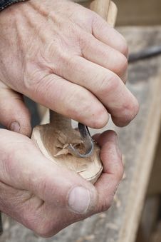 Wood Carving Stock Photo